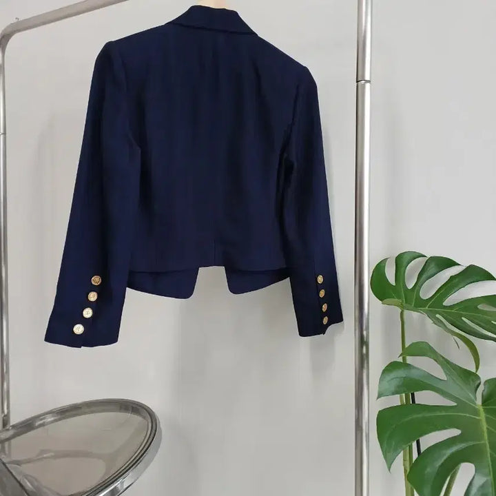 [BUNJANG] Time Homme Emblem Cropped Jacket / 한섬 타임  엠블럼  크롭 자켓