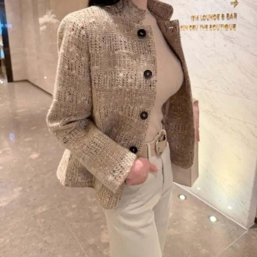 [BUNJANG] Lossom J LP Spana Wool Tweed Jacket (Limited Edition) / 로썸제이 LP 스파냐 울 트위드 자켓(리미티드)