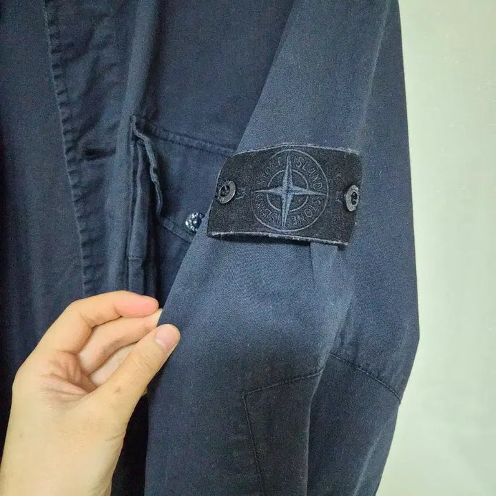 [BUNJANG] Stone Island Ghost Piece Navy Jacket / XXL 스톤아일랜드 고스트피스 네이비 간절기 자켓