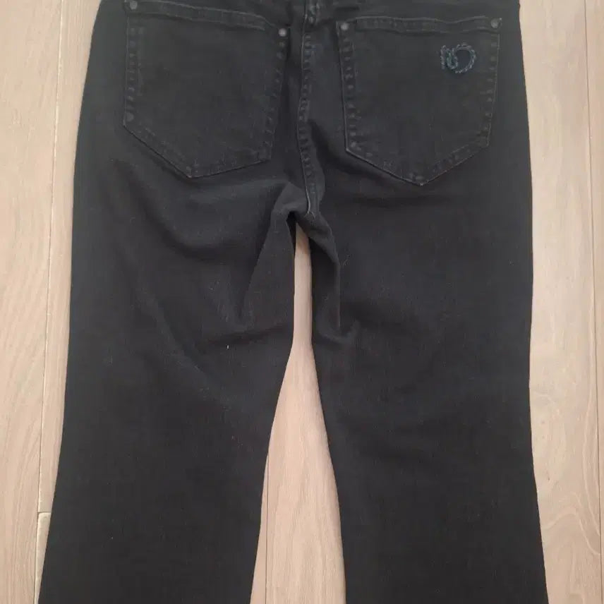 [BUNJANG] Hanseom Mine Fringe Detail Denim Pants (Size 44) / 한섬 마인-프린지디테일데닝팬츠(44)