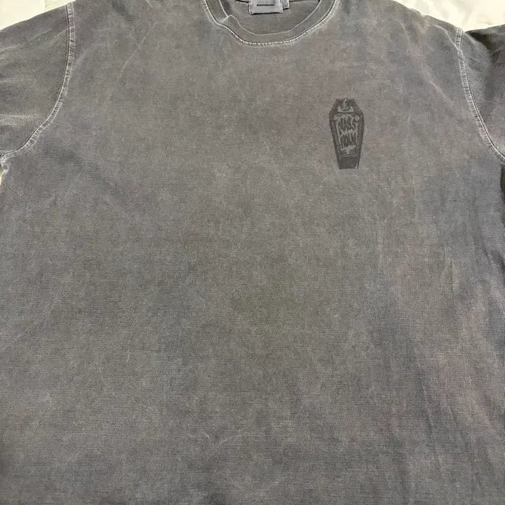 [BUNJANG] Massnoun Short Sleeve T-shirt Charcoal XL / 매스노운 반팔 차콜 Xl