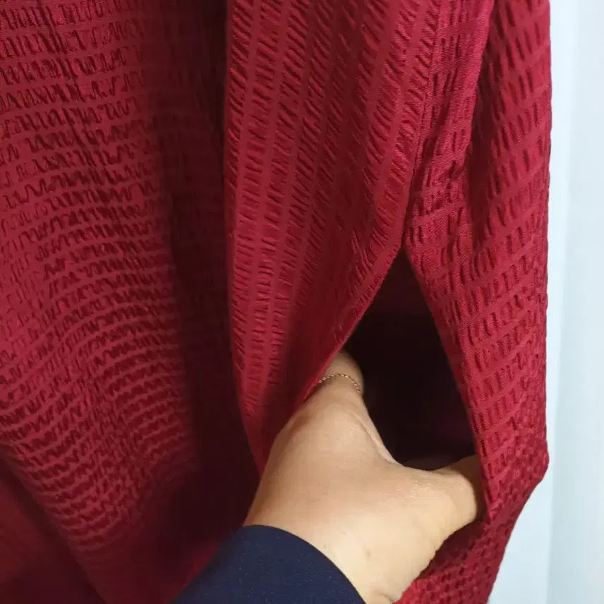 [BUNJANG] Purad Burgundy Long Dress (Size 77) / Purad 버건디 롱 원피스 77