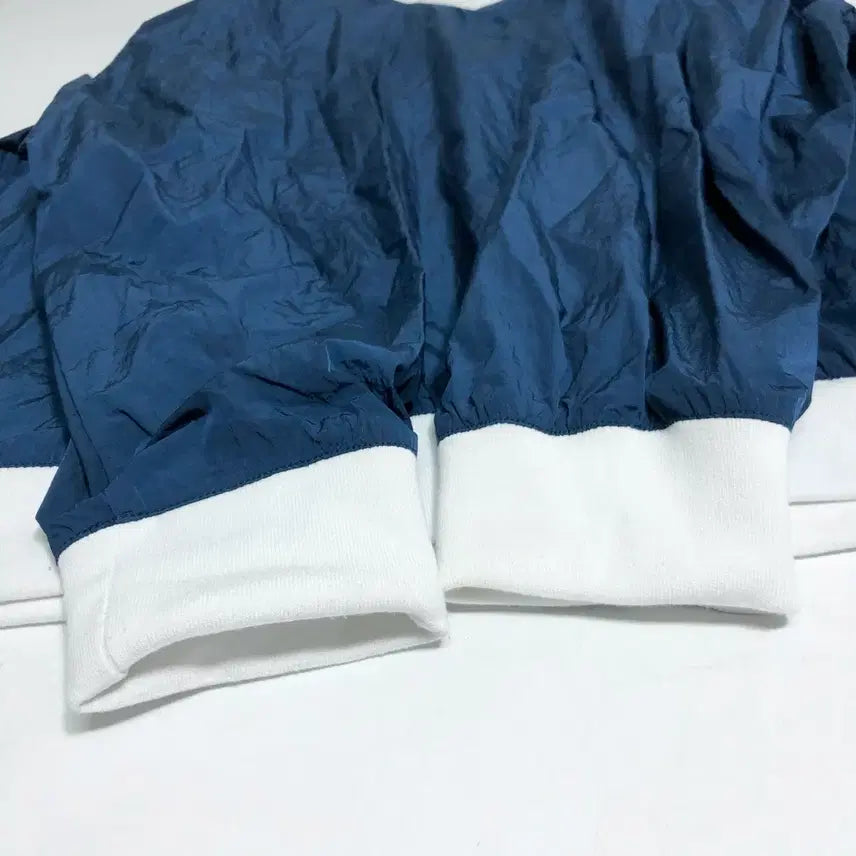 [BUNJANG] Nike V-Neck Pullover Warm-up Navy/White L / 나이키 V넥 풀오버 웜업 네이비/화이트 L