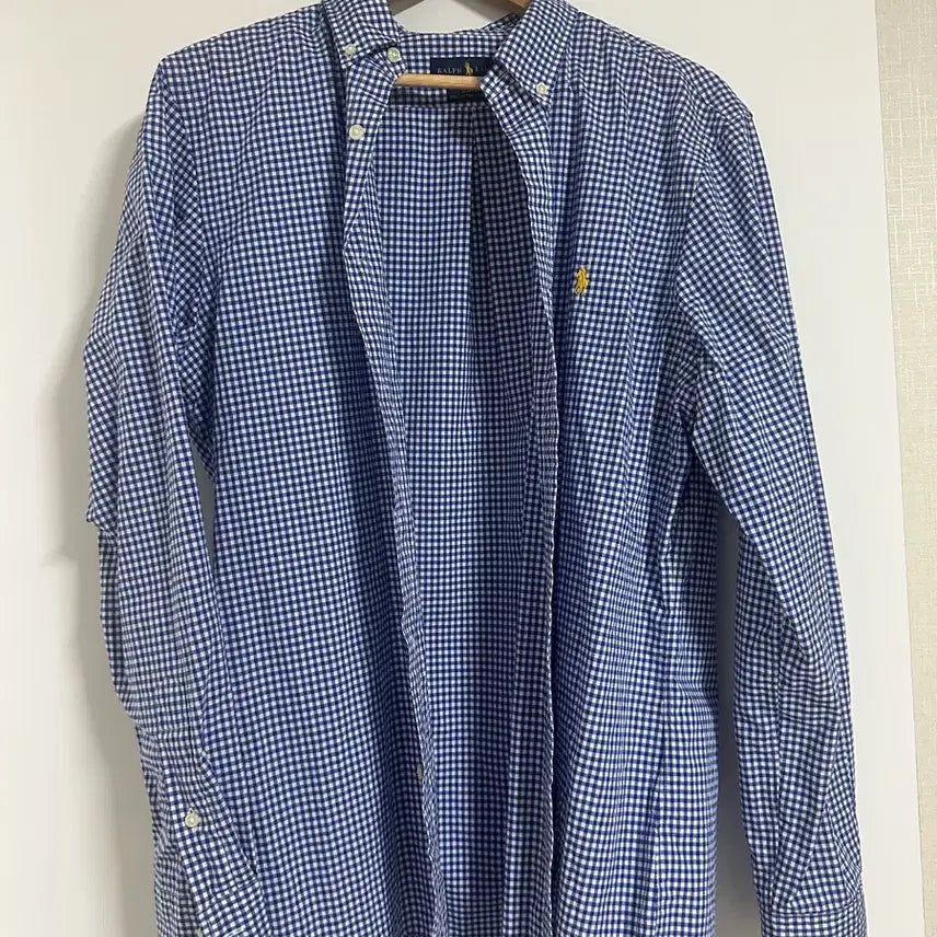 [BUNJANG] Polo Gingham Shirt L Size / 폴로 깅엄셔츠