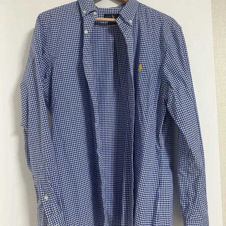 [BUNJANG] Polo Gingham Shirt L Size / 폴로 깅엄셔츠