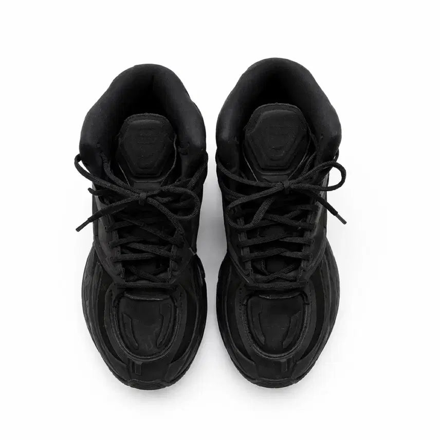 [BUNJANG] Reebok Kanghyuk Black High-top Sneakers / 리복&amp;강혁 콜라보 블랙 하이탑 운동화 250mm