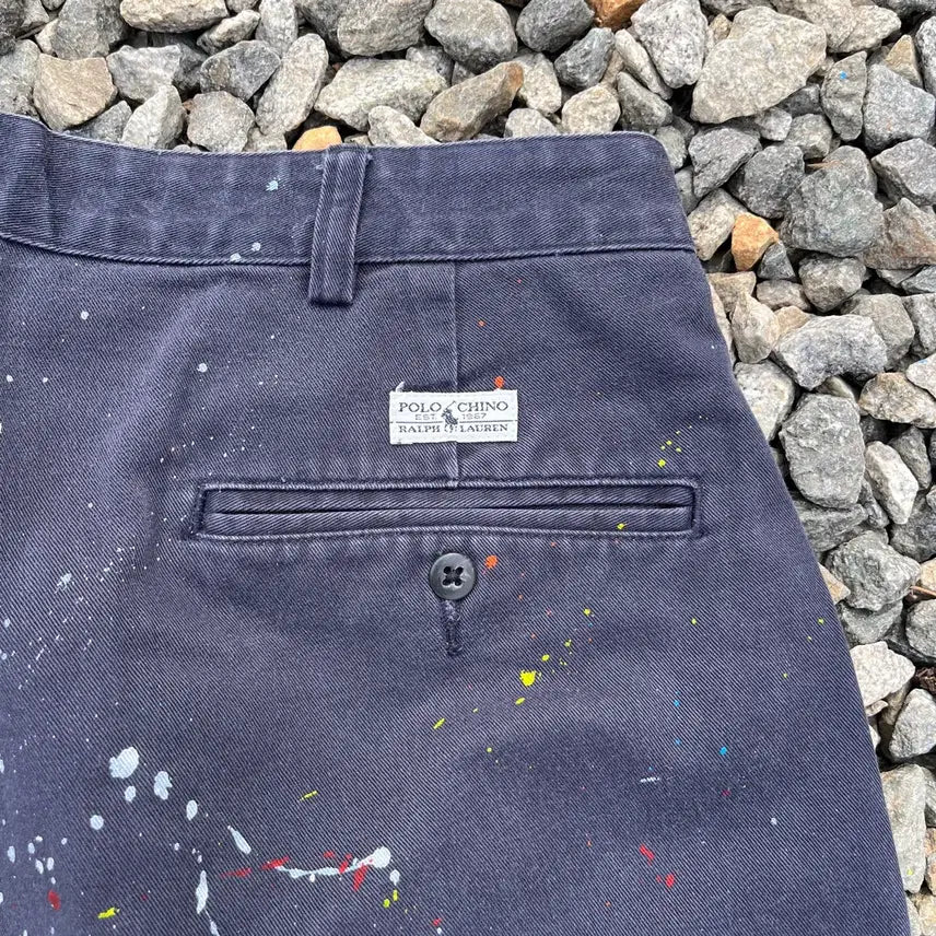 [BUNJANG] Polo Ralph Lauren Painting Remake Pants / 폴로 랄프로렌 페인팅 리메이크 팬츠 (실측확인)