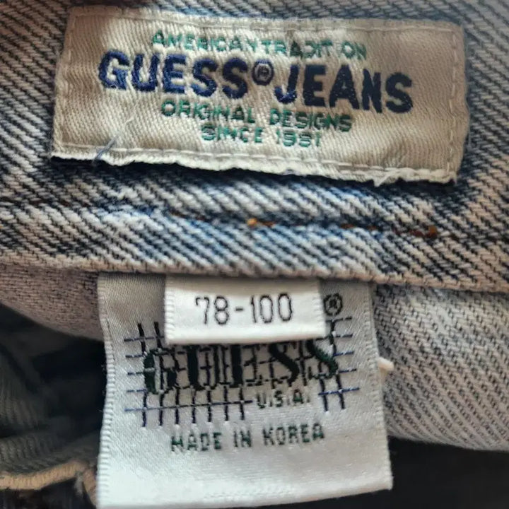 [BUNJANG] Guess Vintage Denim Pants / 90s 게스 빈티지 데님 팬츠 78-100