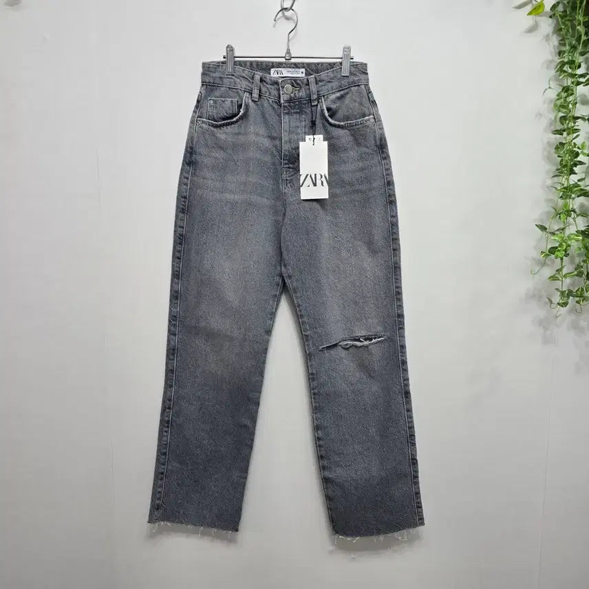 [BUNJANG] ZARA Denim Pants / 자라 데미지 워싱 데님 팬츠