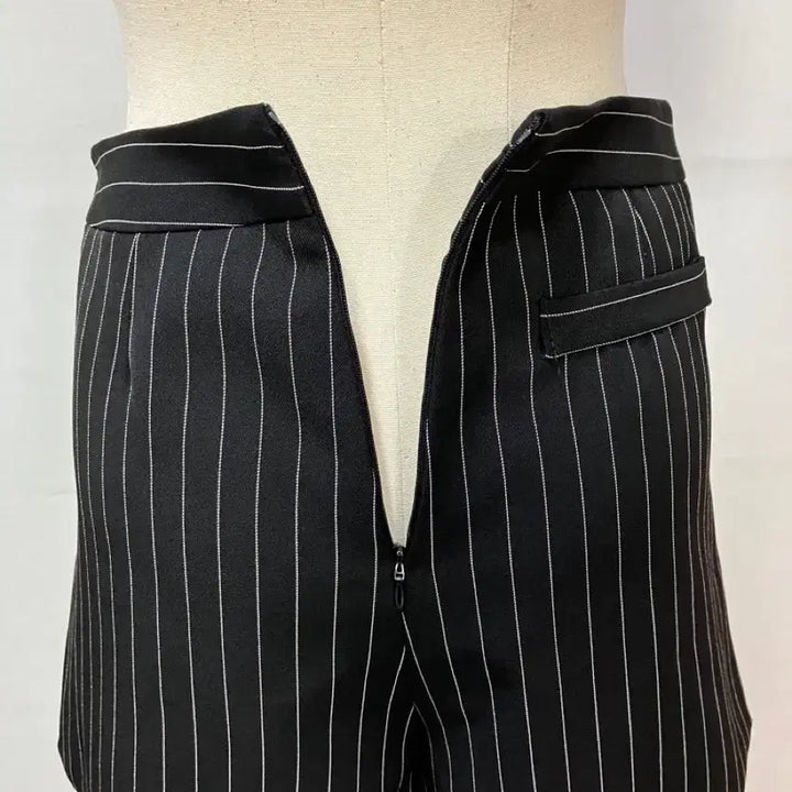 [BUNJANG] Striped Suit Skirt Pants / 스트라이프 정장 치마바지