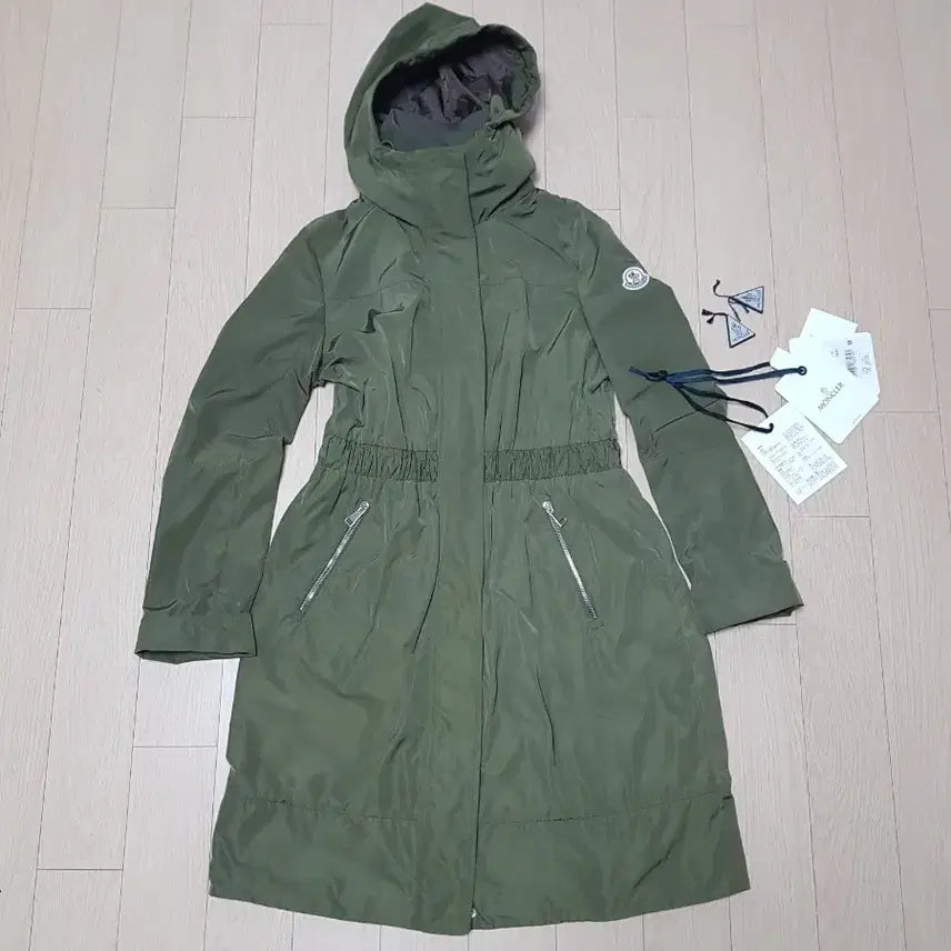 [BUNJANG] Moncler Khaki Wool Coat XS / 정품 몽클레르 코트 카키 XS 작년 신세계구입 한번착용  44~66반