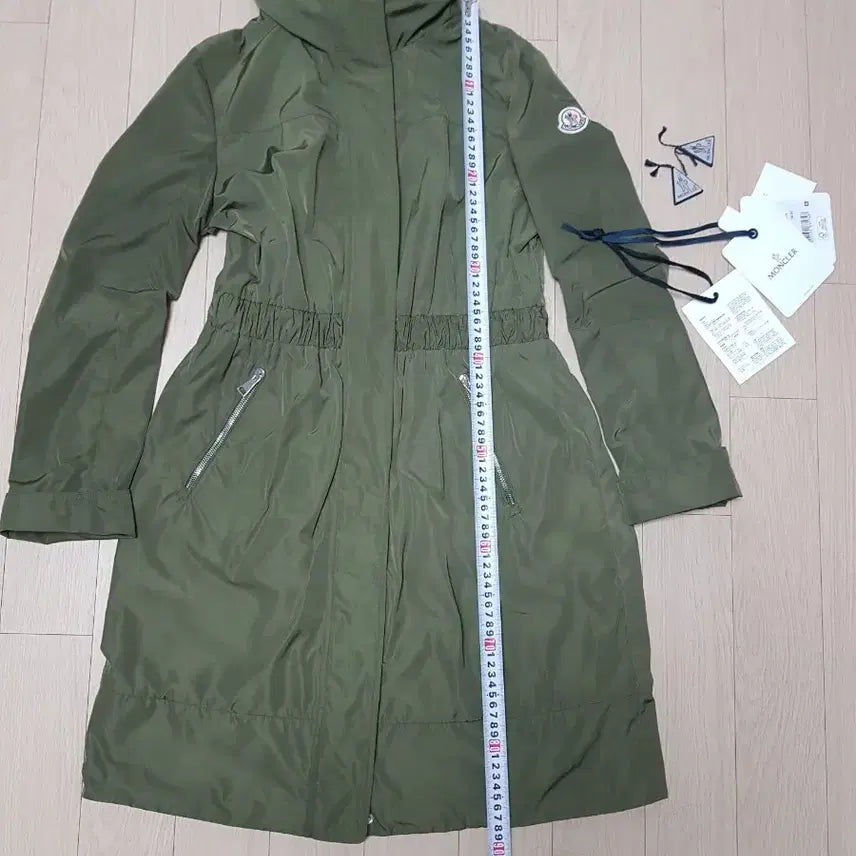 [BUNJANG] Moncler Khaki Wool Coat XS / 정품 몽클레르 코트 카키 XS 작년 신세계구입 한번착용  44~66반