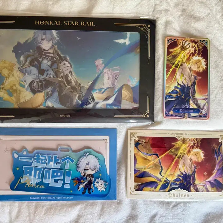 [BUNJANG] Honkai: Star Rail Bronya PET Sheet &amp; Taobao Exclusive Set / [미개봉/일괄] 스타레일 파이논 특전3종+색지