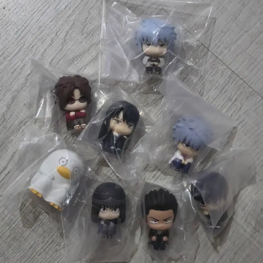 [BUNJANG] Gintama Machiboke Figures Bundle Set / 은혼 마치보케 긴토키 엘리자베스 카츠라 사카모토 콘도 신파치 정리 가챠