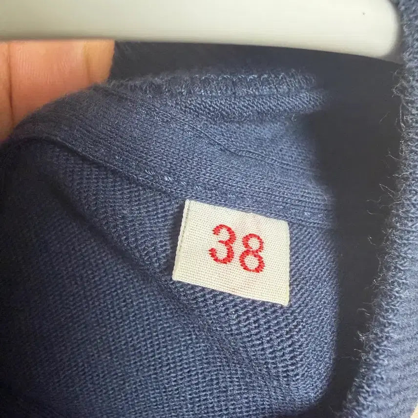 [BUNJANG] DANTON Navy Pocket Long Sleeve T-shirt / DANTON 단톤 네이비 포켓 긴팔티셔츠