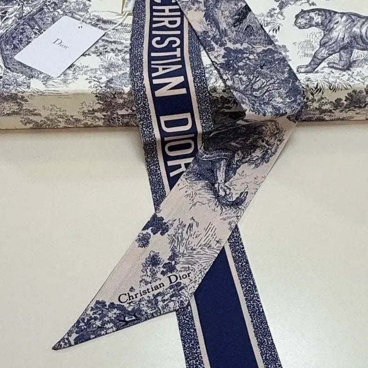 [BUNJANG] Dior Navy Scarf / 디올 스카프 네이비