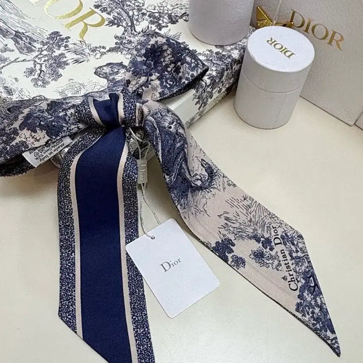 [BUNJANG] Dior Navy Scarf / 디올 스카프 네이비