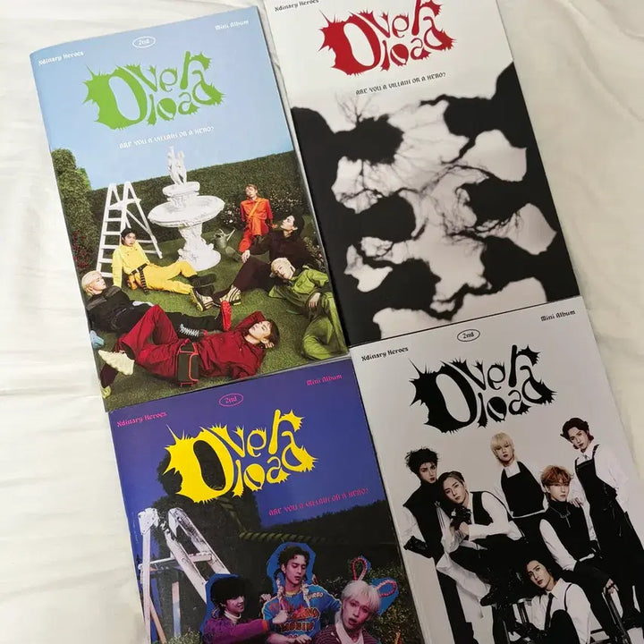[BUNJANG] Xdinary Heroes Overload Album Bundle Set / 엑디즈 오버로드 앨범 4종 일괄 엑스디너리히어로즈 개봉앨범