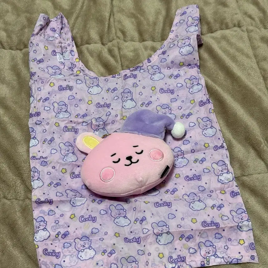 [BUNJANG] BTS Line Friends BT21 Cooky Doll &amp; Bag / BTS 라인프렌즈 BT21 쿠키 인형&amp;가방
