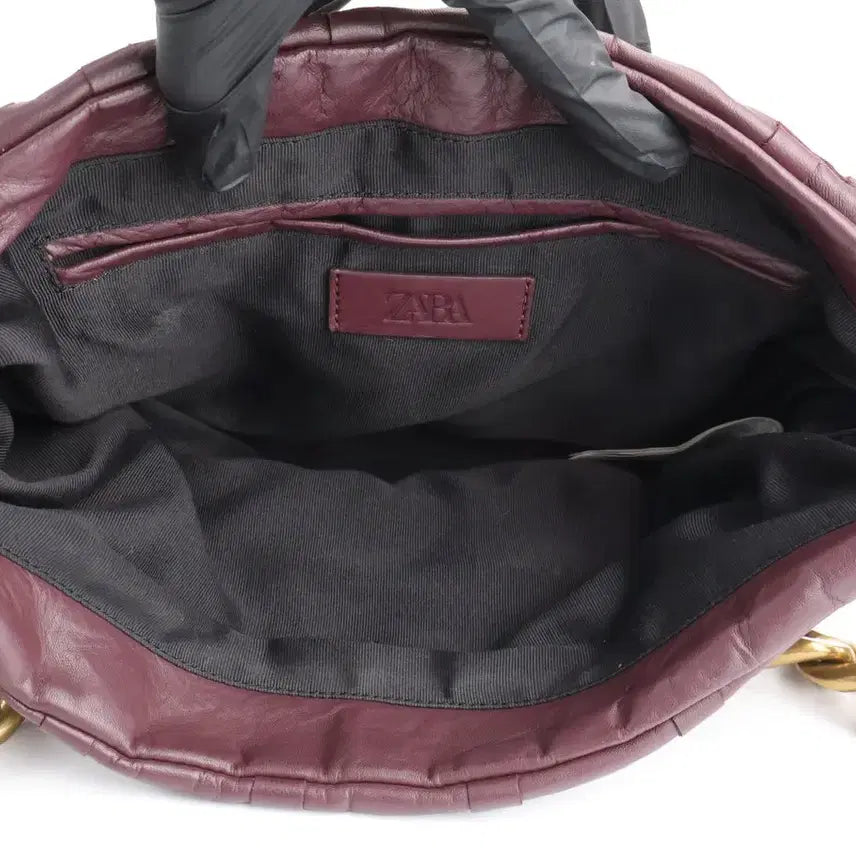 [BUNJANG] ZARA Leather Cassette Mini Shoulder Bag / 자라 레더 카세트 미니 숄더백