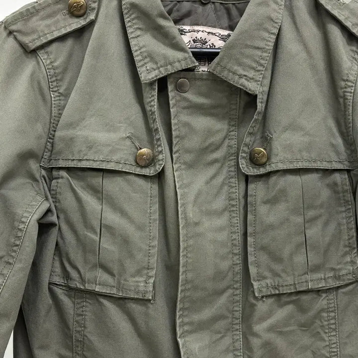 [BUNJANG] Vintage Khaki Field Jacket / 일본빈티지 카키 필드자켓 카고 y2k 워크웨어