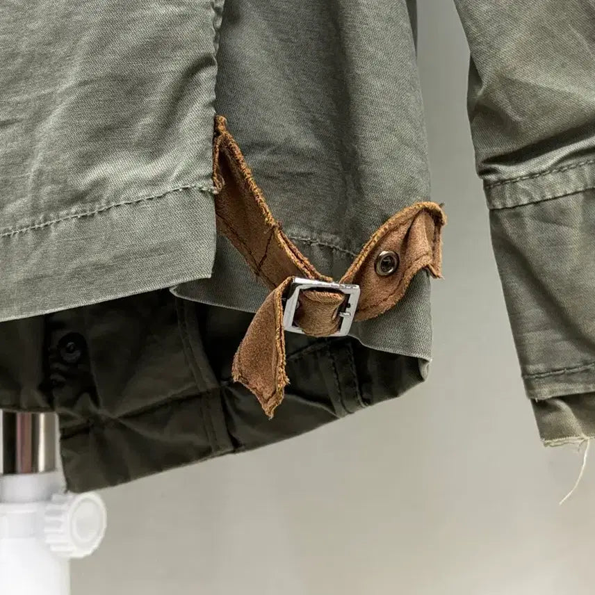 [BUNJANG] Vintage Khaki Field Jacket / 일본빈티지 카키 필드자켓 카고 y2k 워크웨어