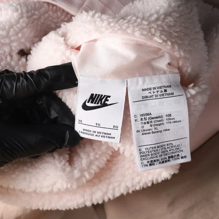 [BUNJANG] Nike 21FW Big Swoosh Reversible Fleece Zip-Up Jacket / 나이키 21FW 빅스우시 리버시블 플리스 집업 재킷