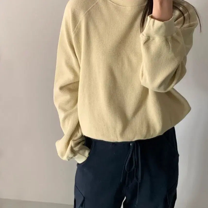 [SOLD OUT] 베리유 브라이트 와플 맨투맨 