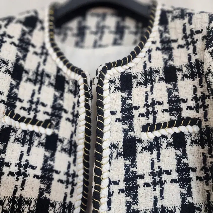 [BUNJANG] Houndstooth Tweed Jacket / 하운드투스 트위드 자켓