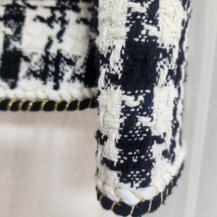[BUNJANG] Houndstooth Tweed Jacket / 하운드투스 트위드 자켓