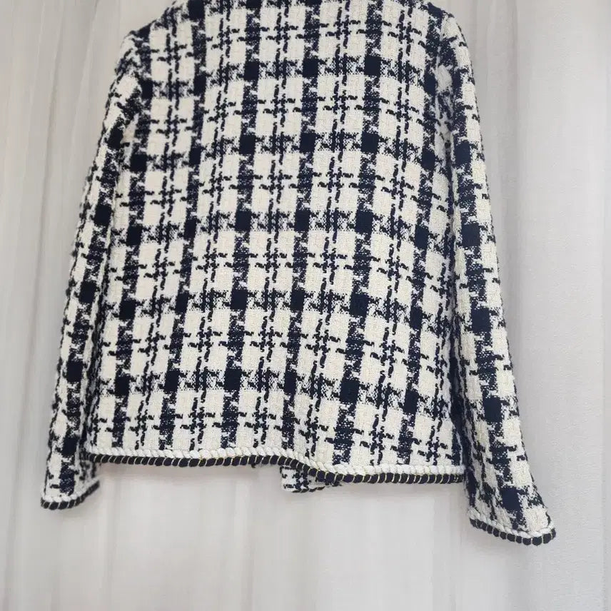 [BUNJANG] Houndstooth Tweed Jacket / 하운드투스 트위드 자켓