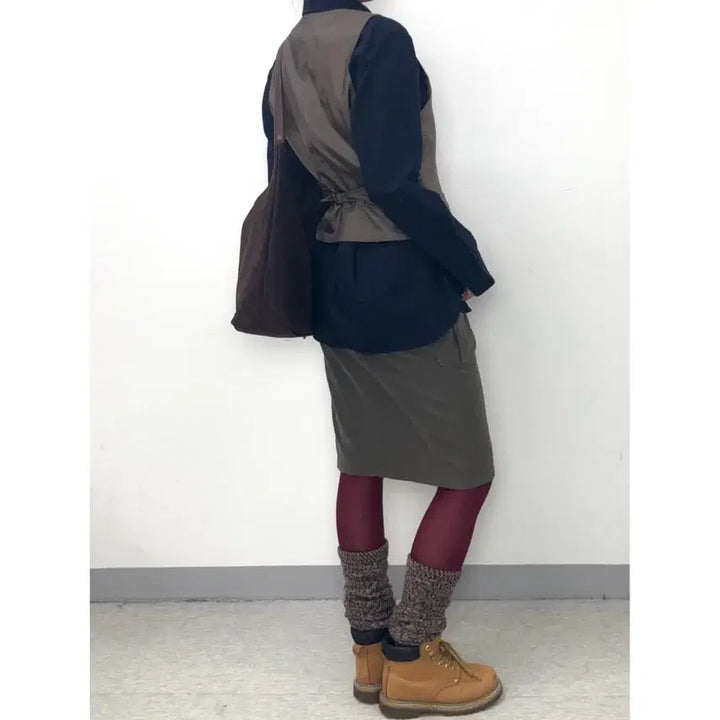 [BUNJANG] TRANS WORK Vintage Brown Wool Vest / 일본빈티지 브라운 베스트 조끼