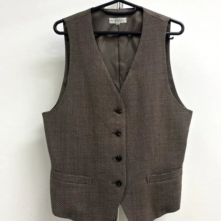 [BUNJANG] TRANS WORK Vintage Brown Wool Vest / 일본빈티지 브라운 베스트 조끼