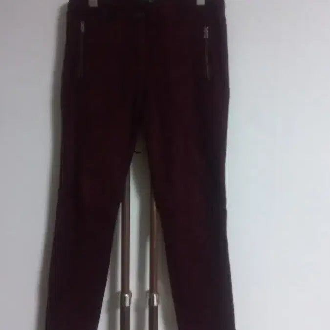 [BUNJANG] Chatelaine Burgundy Spandex Pants (Size 66) / 샤트렌 진한 버건디 스판바지 66