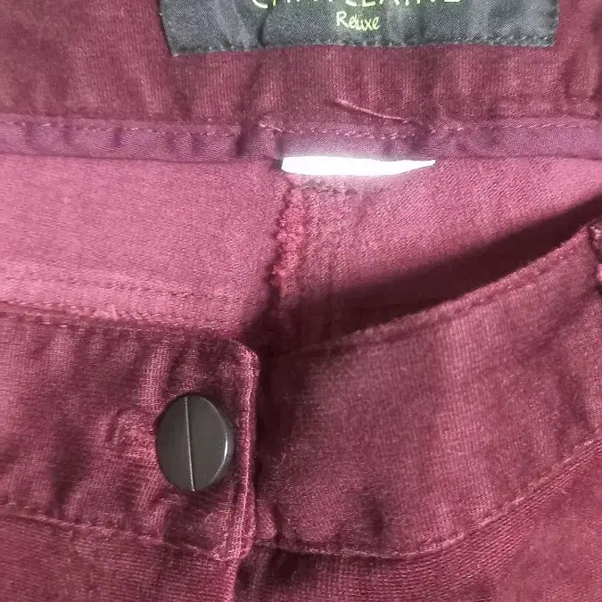 [BUNJANG] Chatelaine Burgundy Spandex Pants (Size 66) / 샤트렌 진한 버건디 스판바지 66