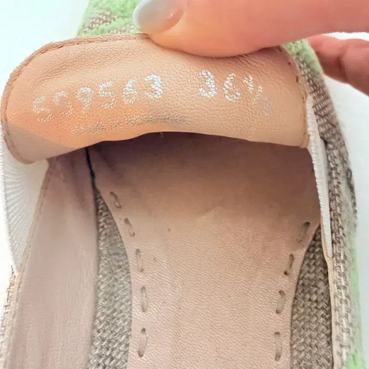 [BUNJANG] MIU MIU Floral Canvas Slip-on Sneakers / MIU MIU 미우미우 플로럴 캔버스 슬립온 스니커즈 36.5(230)