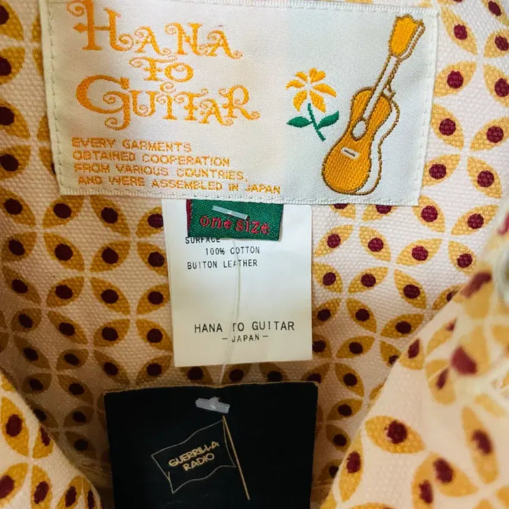 [BUNJANG] Hana to Guitar Pattern Trench Coat / 패턴 트렌치코트