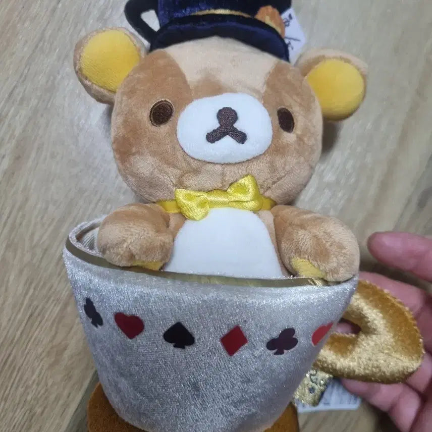[BUNJANG] Rilakkuma Alice Phone Holder Doll / 리락쿠마 앨리스 핸드폰 거치대인형