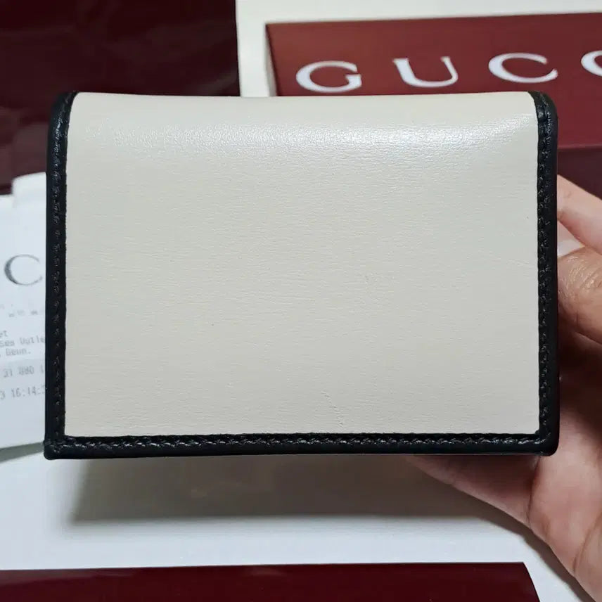 [BUNJANG] Gucci Horsebit Wallet - Rare Black &amp; White Combination / [100%/정품] 구찌 홀스빗 지갑 (희소한 블랙 화이트 조합)