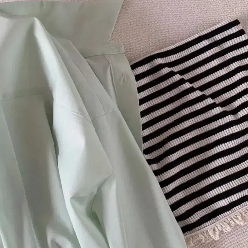 [BUNJANG] Ez-diary Stripe Top / 에제다이어리 스트라이프 탑 에이딘에이블
