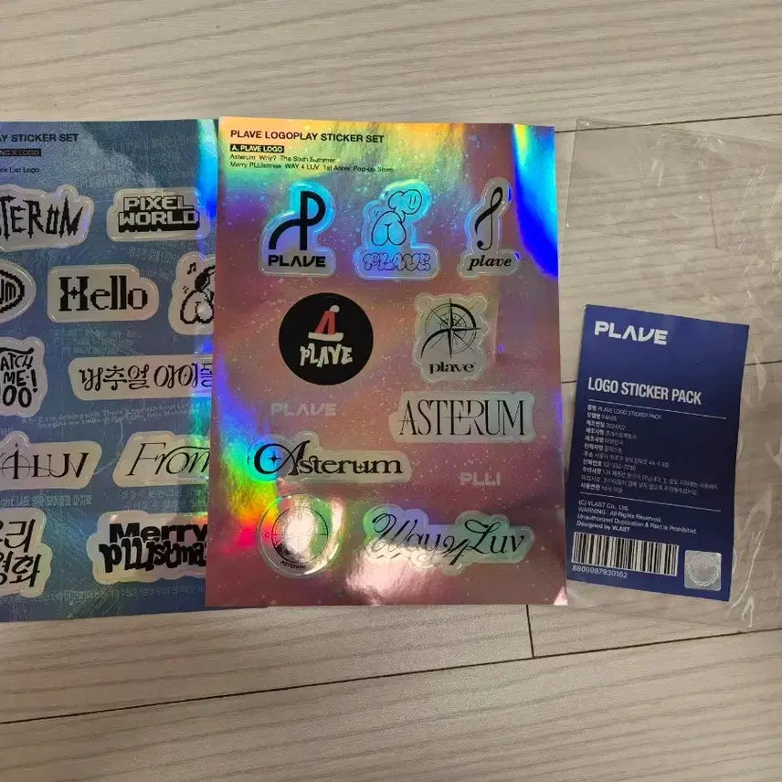[BUNJANG] PLAVE We4Love Official Sticker Set / 플레이브 왜포럽 w4l 공식 스티커set@