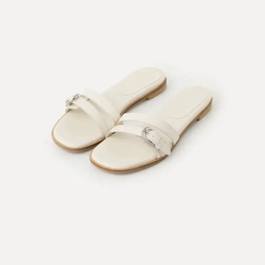 [BUNJANG] Hows Twin Belt Mule Sandals Slippers / 호와스 twin belt mule 샌들 슬리퍼 245