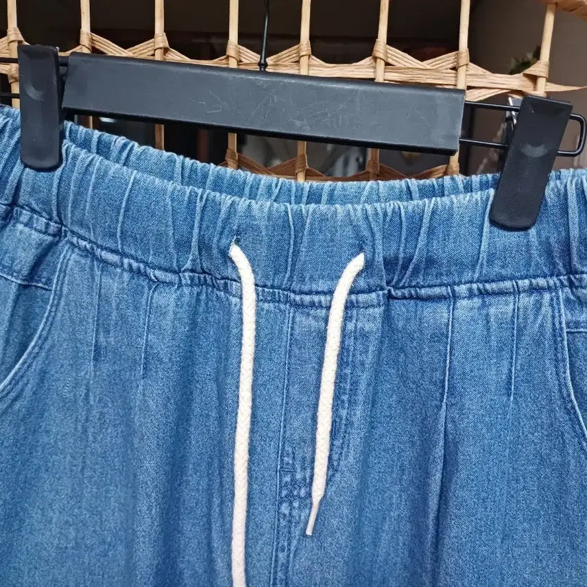 [BUNJANG] Banding Ice Denim Pants / 밴딩 아이스 데님 바지
