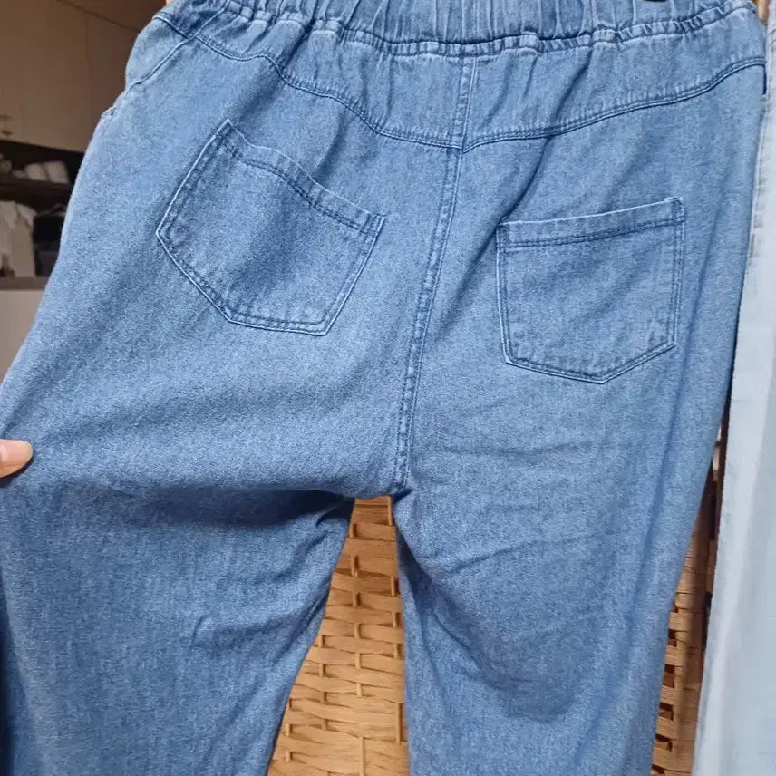 [BUNJANG] Banding Ice Denim Pants / 밴딩 아이스 데님 바지