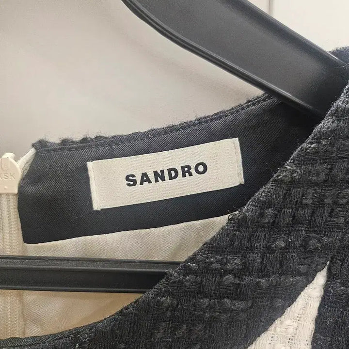 [BUNJANG] Sandro Tweed Mini Dress / 산드로 트위드 미니 원피스
