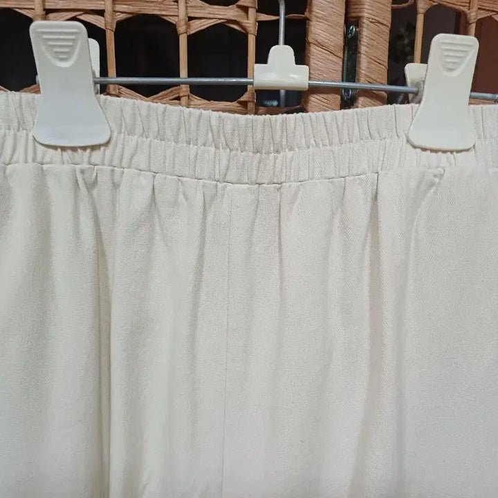 [BUNJANG] Ivory Cargo Jogger Pants / 아이보리색 여성 카고 조거팬츠