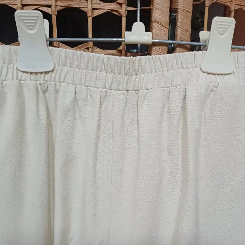 [BUNJANG] Ivory Cargo Jogger Pants / 아이보리색 여성 카고 조거팬츠