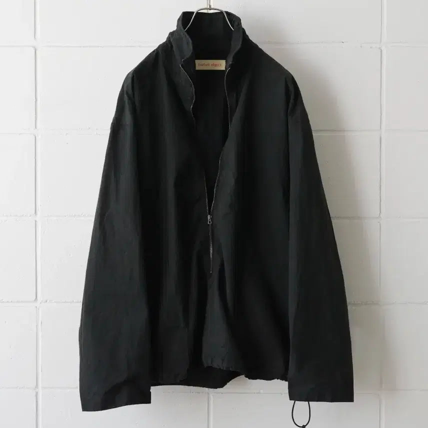 [BUNJANG] Babel Object Garment Dyed Track Top Black / 바벨 오브젝트 가먼트 다이드 트랙 탑 블랙 1