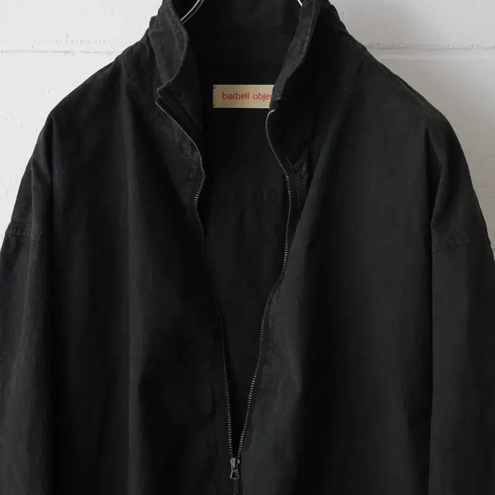 [BUNJANG] Babel Object Garment Dyed Track Top Black / 바벨 오브젝트 가먼트 다이드 트랙 탑 블랙 1