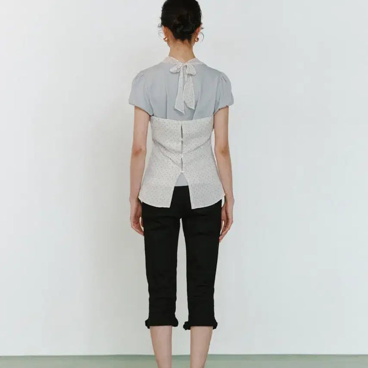 [BUNJANG] Gani Song Dot Halterneck Bustier / 가니송 도트 홀터넥 뷔스티에